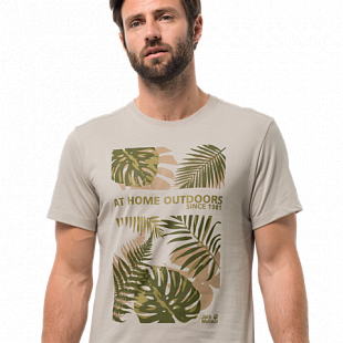 Футболка мужская Jack Wolfskin Palm Cove T M dusty grey