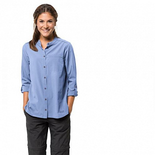 Рубашка женская Jack Wolfskin Victoria Roll-Up Shirt W blue