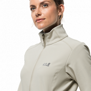 Куртка женская Jack Wolfskin Essential Track Women white sand