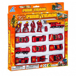 Игровой набор Shenzhen Toys пожарной и экстренной помощи 418927 (15шт)