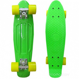 Penny board (пенни борд) EcoBalance Cruiser Board Green-Yellow