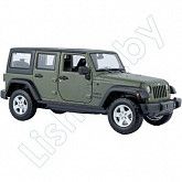 Машинка Maisto 1:24 Jeep Wrangler (31268) flat green