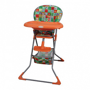 Стульчик для кормления BabyHit Tasty Time animals orange