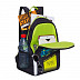 Школьный рюкзак GRIZZLY RB-863-1 black/lime