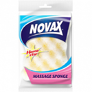 Губка банная массажная фигурная Novax 5622NVN