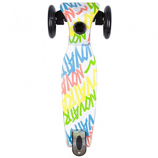 Самокат-кикборд Novatrack RainBow Подростковый Color design 120RAINBOW.WPN8