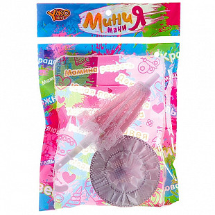 Набор аксессуаров для куклы YAKO зонтик и шляпка, МиниМаниЯ М6737