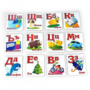 Игра детская настольная Dream Makers IQ карточки Алфавит 1908H