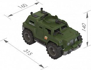 Игрушка Nordplast Боевая машина Граница 239