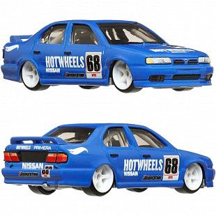 Машинка Hot Wheels Premium Nissan R390 GT1 & '94 Nissan Primera (HBL96 HRR74)