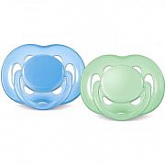 Пустышка силиконовая Avent Free Flow 2 шт SCF178/25