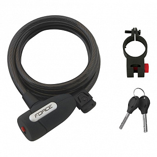 Замок Force Lux с креплением 49132 black