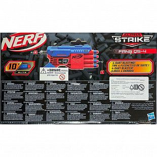 Бластер Nerf Альфа Страйк Фанг Alpha Strike Fang QS-4 (E6973) blue