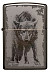Зажигалка Zippo Wolf Design Black Ice 49073 Зажигалка Zippo Wolf Design Black Ice 49073