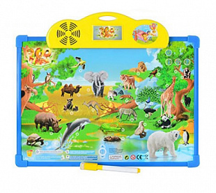 Двусторонняя интерактивная доска Play Smart Знакомься с животными 7172