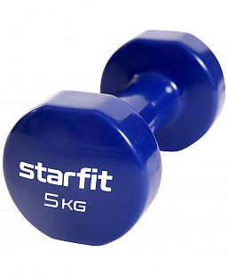 Набор гантелей виниловых Starfit Core DB-101 5 кг dark blue