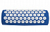 Валик для акупунктурного массажа Bradex Acupressure pillow KZ 0491 Blue