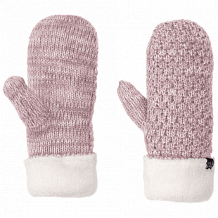 Варежки женские Jack Wolfskin Highloft Knit Mitten Women violet pearl