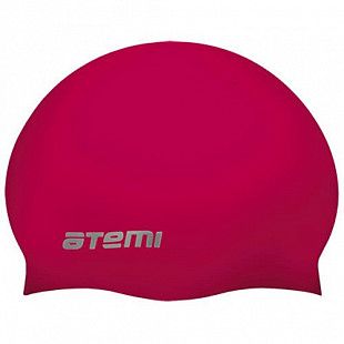 Шапочка для плавания Atemi силиконовая (TC403) red