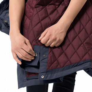 Куртка женская Jack Wolfskin Rocky Point Parka midnight blue