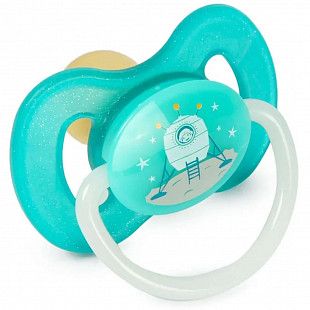 Пустышка Canpol babies Space Латексная Круглая 6-18 мес. (23/222_blu_new)