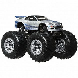 Машинка Hot Wheels Монстр трак Nissan Skyline (FYJ44 HWC72)