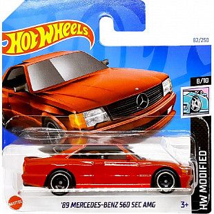 Машинка Hot Wheels Базовой коллекции '89 Mercedes-Benz 560 SEC AMG 82/250 (5785 HTB70) mainline 2024