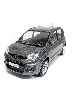 Машинка Bburago 1:24 Fiat Nuova Panda (18-22123) black