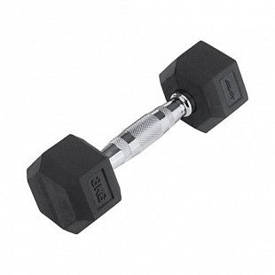 Гантель гексагональная Starfit Pro DB-301 обрезиненная 3 кг black