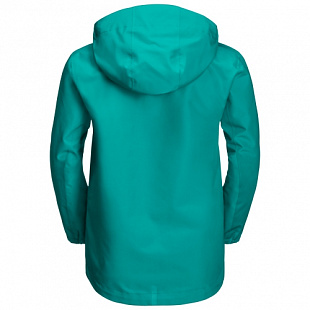Куртка детская Jack Wolfskin Hidden Falls Jacket Boys green ocean