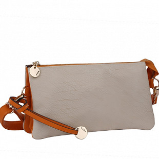 Женская сумка Pola 8206 grey/beige