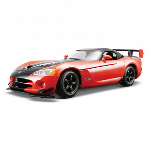 Сборная модель автомобиля Bburago Dodge Viper SRT 10 ACR (18-25091) red