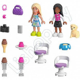 Конструктор Mega Barbie Convertible & Ice Cream Stand (HPN78)