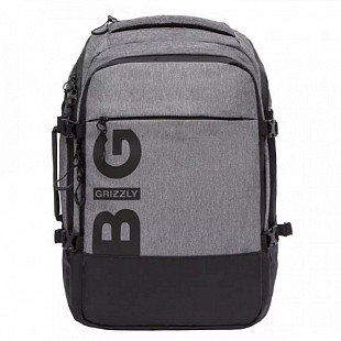 Рюкзак GRIZZLY RQ-019-2 black/grey
