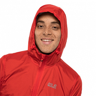 Ветрозащитная летняя куртка мужская Jack Wolfskin Jwp Breather M lava red