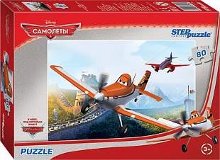 Пазлы Step Puzzle 80 "Тачки/Самолёты" 77135