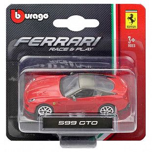 Коллекционная машина Bburago 1:64 Ferrari 599 GTO (18-56000) red
