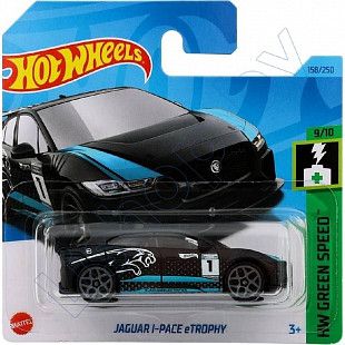 Машинка Hot Wheels Базовой коллекции Jaguar i-Pace eTrophy 158/250 (5785 HKH60) mainline 2023