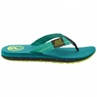 Вьетнамки мужские Jack Wolfskin Beachster M dark green / phantom