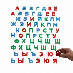 Набор Полесье Первые уроки на магнитах (66 букв) 67616