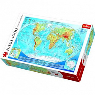 Пазл Trefl Карта мира 45007