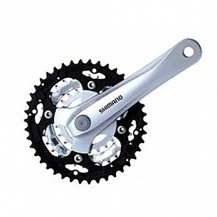 Шатуны под квадрат Shimano fc-m361 acera на 7/8 скоростей 175мм 42/32/22t silver ZSM70128