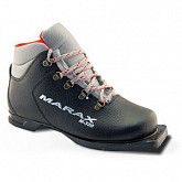 Ботинки лыжные Marax MX - 330 Кожа Black