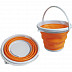 Силиконовое складное ведро 10L (круг) Irit IRG-901