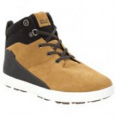 Ботинки мужские Jack Wolfskin Auckland Wt Texapore Mid M light brown / black