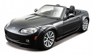 Коллекционная машина Bburago 1:24 Mazda MX-5 Miata (18-25086) black