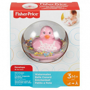 Игрушка Fisher Price Веселая уточка DVH21 DRD82 pink