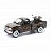 Масштабная модель автомобиля Maisto 1:24 HD Форд F-350 Супердьюти пикап (1999) с мотоциклом  (32181) black/orange