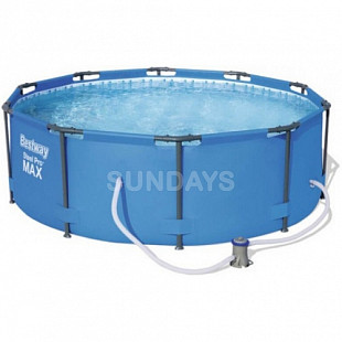 Каркасный бассейн Intex Bestway Steel Pro MAX 305x100см + фильтр-насос 14415