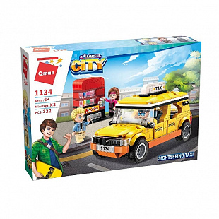 Конструктор Qman Город. Такси 1134